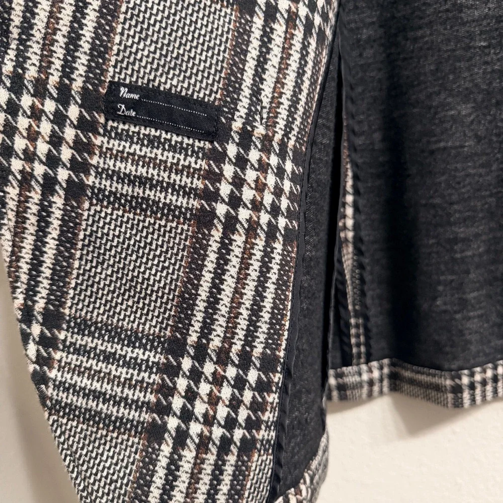 Zara Glen Check Plaid Two-Button Tailored Jacket Mens 40R Sport Coat Blazer